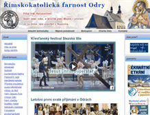 Tablet Screenshot of farnostodry.cz